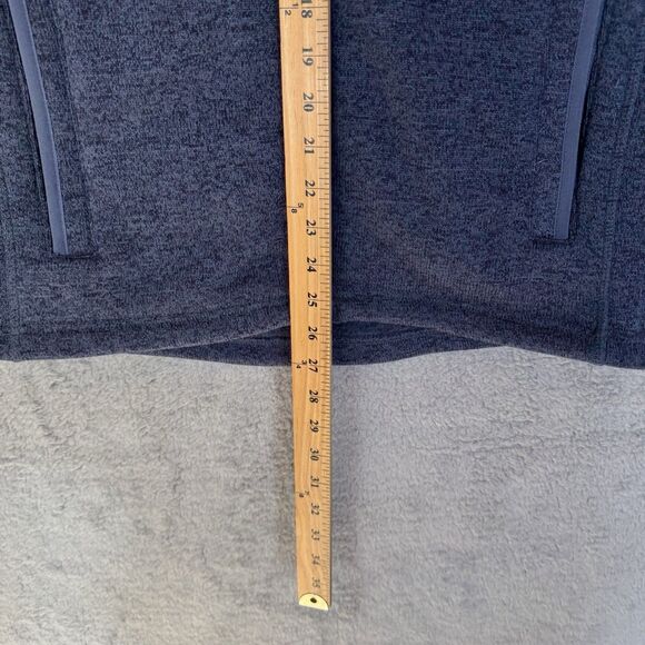 S Orvis Vest Mens Medium Blue Fleece Full Zip Outdoor Hunting Pockets - Picture 5 of 8